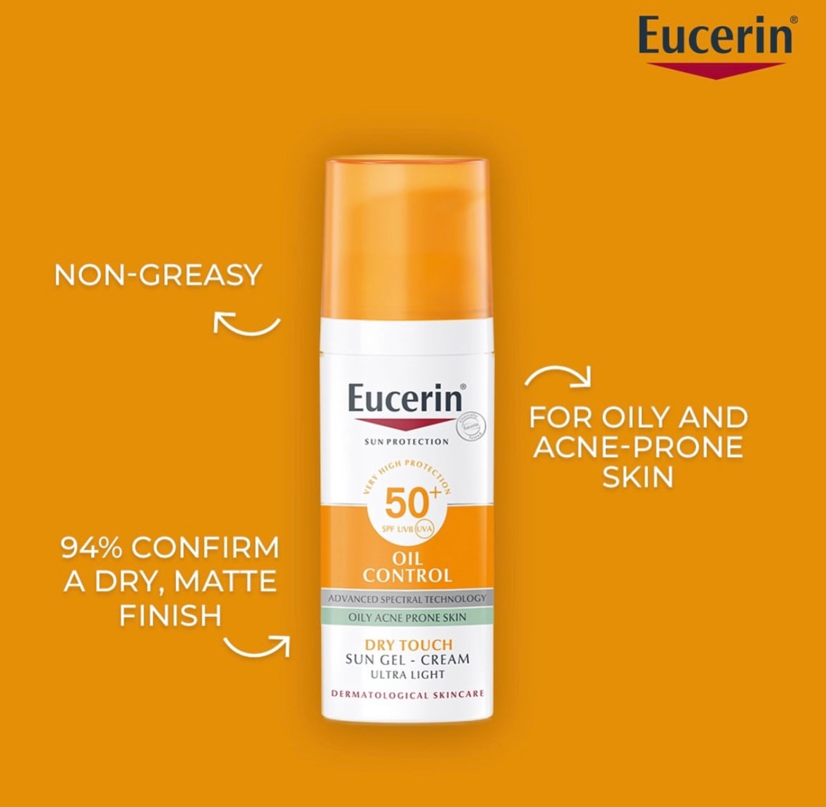 Eucerin spf 50++ dry touch / oil control